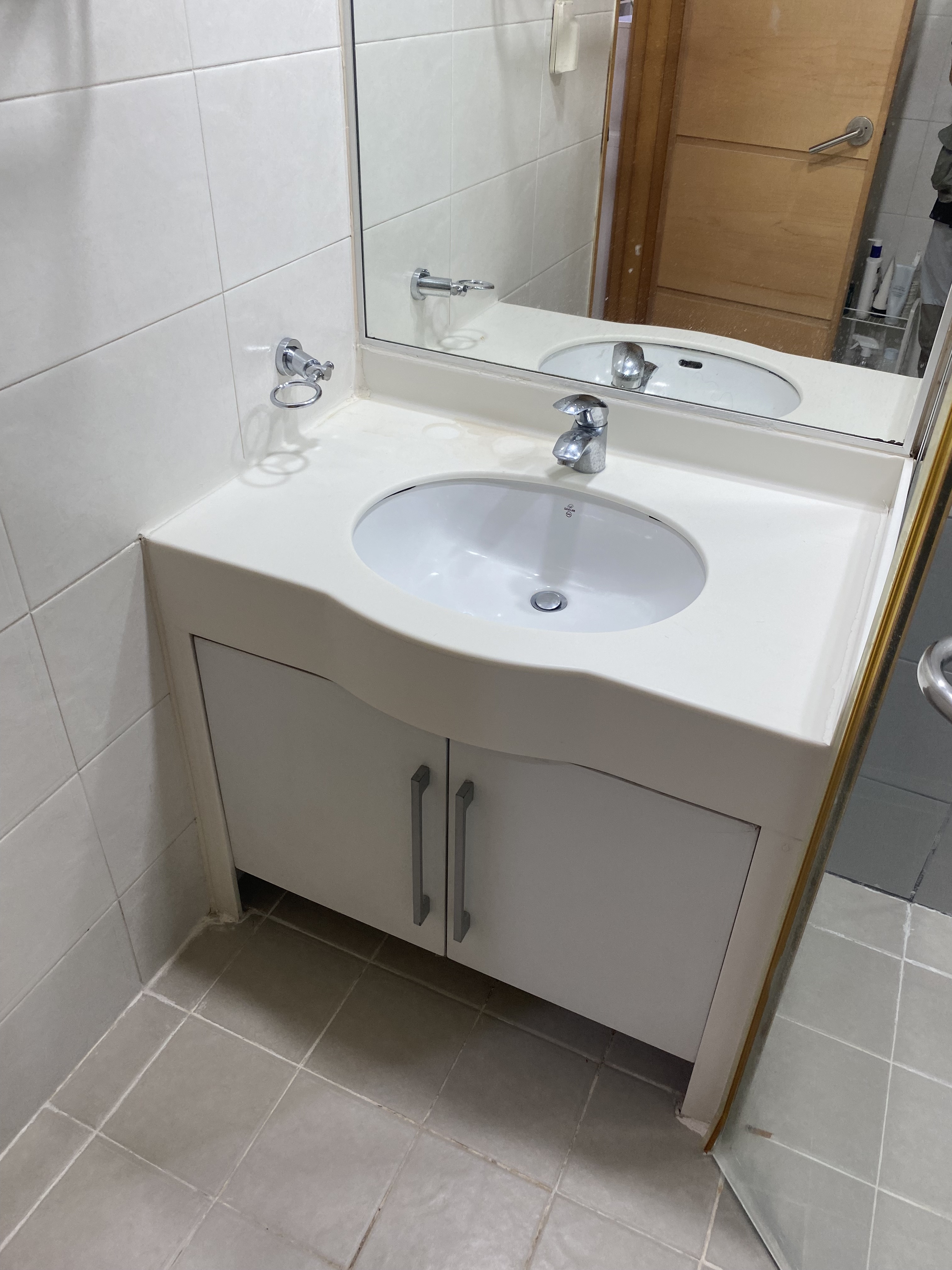 세면대대리석 교체 시공