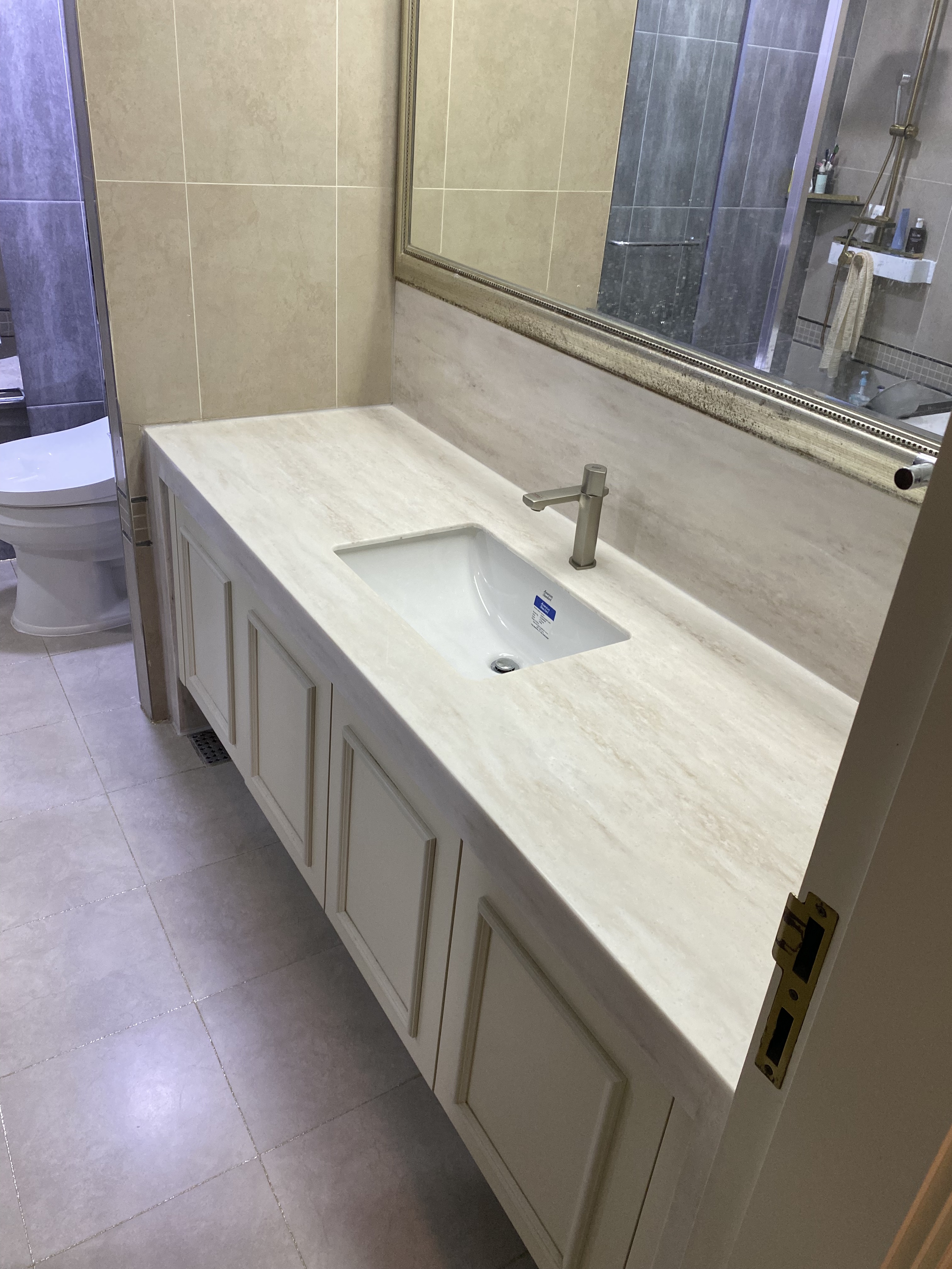 대리석 선반 시공