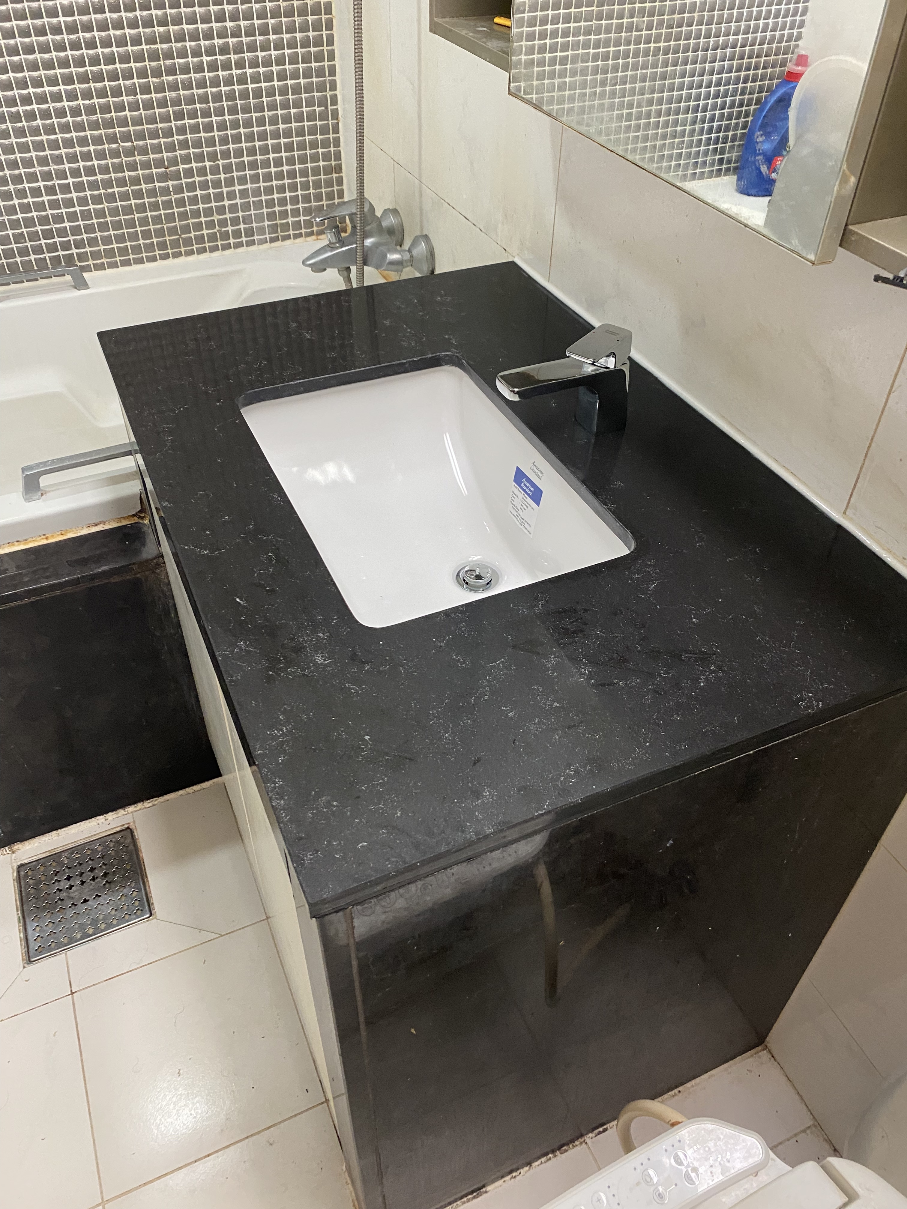 세면대대리석 시공 사례 1